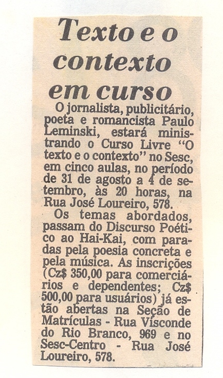 O-texto-e-o-contexto-Jornal-Gazeta-do-Povo_27-08-1987 Uma semana para Leminski